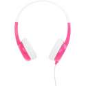 BuddyPhones 0727542484319 hoofdtelefoon/headset Hoofdtelefoons Hoofdband Roze, Wit