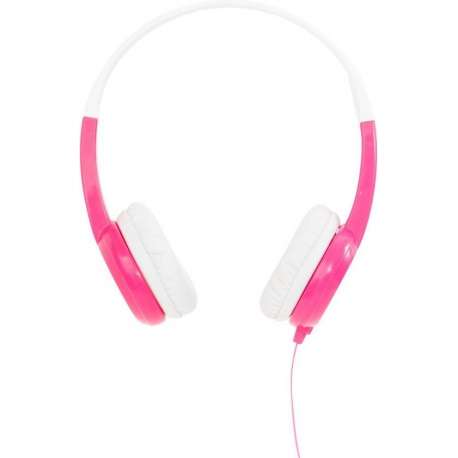 BuddyPhones 0727542484319 hoofdtelefoon/headset Hoofdtelefoons Hoofdband Roze, Wit