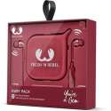 Fresh 'n Rebel - Vibe Wireless in ear Koptelefoon + Pebble Bluetooth Speaker Gift Pack - Rood