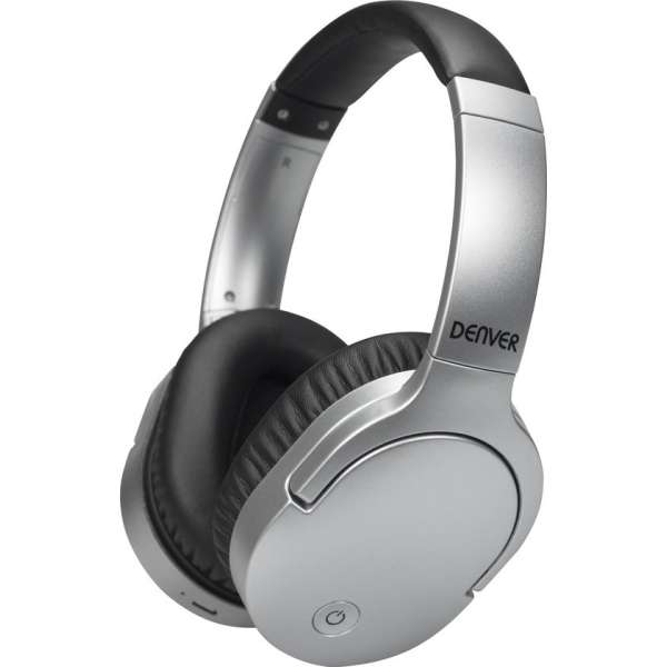 Denver BTN-207 - Draadloze Over-ear koptelefoon - Zilver