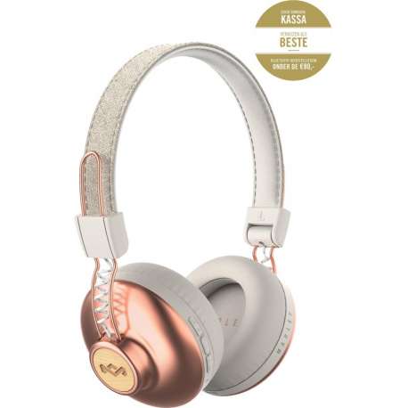 House of Marley Positive Vibration 2 BT - koptelefoon - koptelefoon bluetooth - duurzaamheid - roze