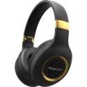 PowerLocus P4 - Draadloze Koptelefoon Over-Ear - Bluetooth - Zwart/Goud