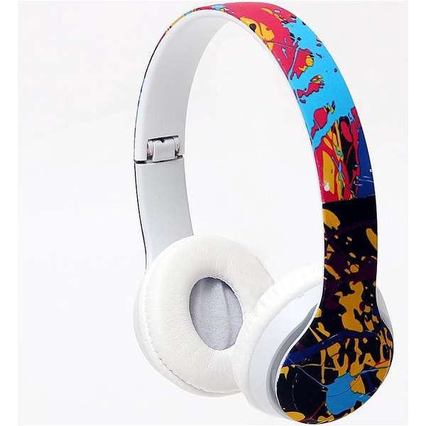 Head Mounted Headphones, TK-20, HI-RES AUDIO, EXTAR BASS, In Colourful Splashes