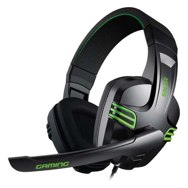 DrPhone ELEMENTX1 - Gaming Headset voor PC / Laptop/PS4 Xbox One Over Ear Gaming Koptelefoon met Aux 3.5mm