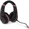 FLASHPOINT 616324 headphones/headset Hoofdband Zwart, Roze goud