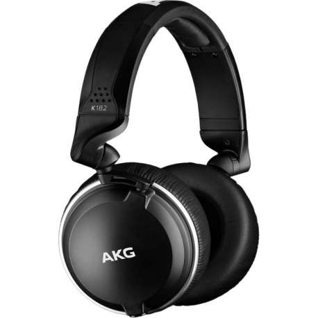 AKG K182 Circumaural Hoofdband Zwart koptelefoon