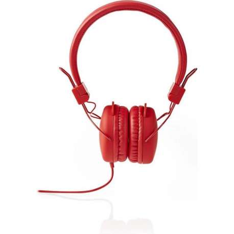 Nedis Hoofdtelefoon Met Snoer On-ear Opvouwbaar 1,2 M Ronde Kabel Rood