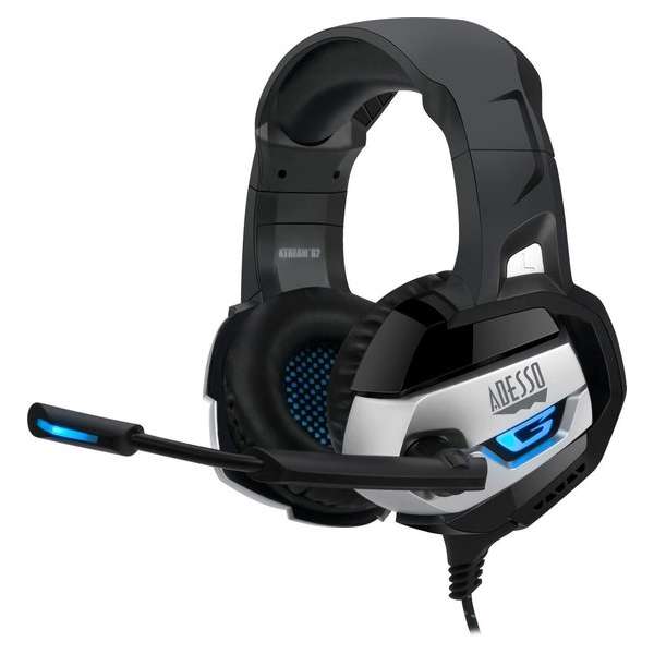 Adesso Xtream G2 Headset Hoofdband Zwart