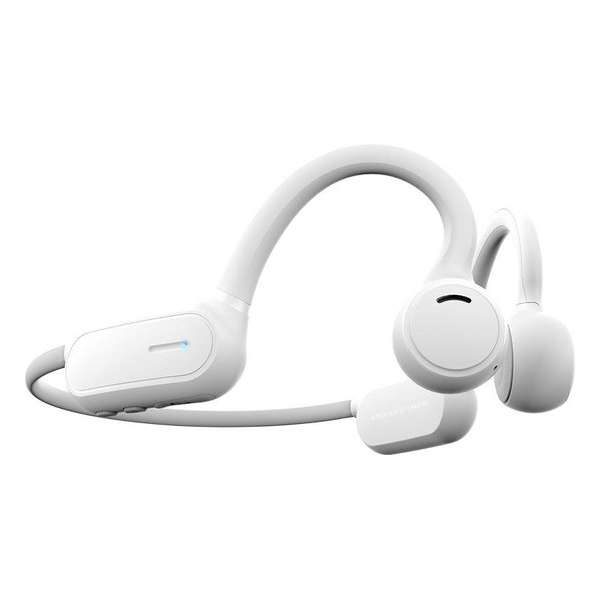 Maxxions Open-Ear Sport Oordopjes - Wit - Draadloze Bluetooth Bone Conduction Koptelefoon - Hardlopen/Fitness/Sport/Fietsen