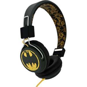 OTL Technologies DC Comics Batman Vintage Logo Hoofdtelefoons Hoofdband Zwart, Geel