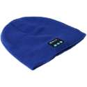 Q-time Beanie Muts - ingebouwde koptelefoon - Bluetooth - Blauw