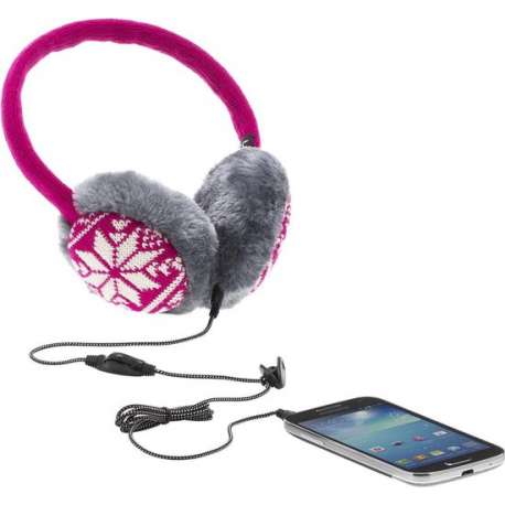 KitSound Oorverwarmers Koptelefoon met 3.5mm aansluiting  - Pink