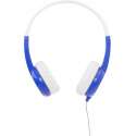 BuddyPhones 0727542484302 hoofdtelefoon/headset Hoofdtelefoons Hoofdband Blauw, Wit