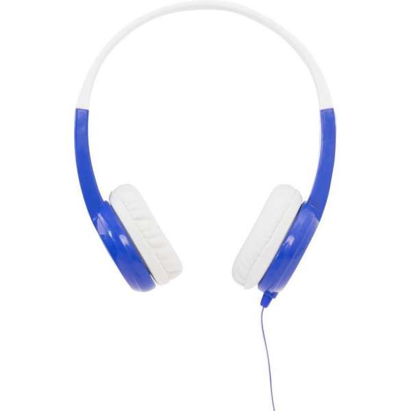 BuddyPhones 0727542484302 hoofdtelefoon/headset Hoofdtelefoons Hoofdband Blauw, Wit