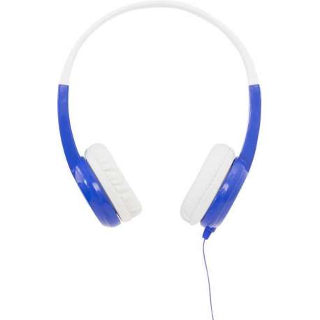 BuddyPhones 0727542484302 hoofdtelefoon/headset Hoofdtelefoons Hoofdband Blauw, Wit