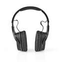 Nedis HPDB200BK Draadloze Koptelefoon Dab+ / Fm / Bluetooth® Over-ear Opvouwbaar Reisetui Zwart