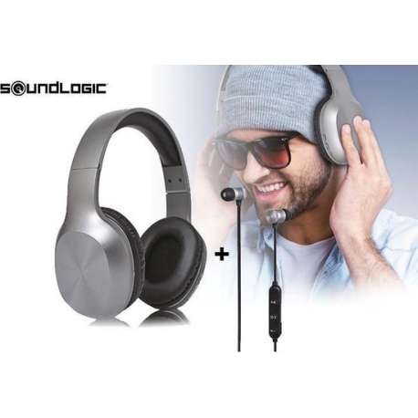 Soundlogic - Wireless - Headphone + Wireless Earbuds