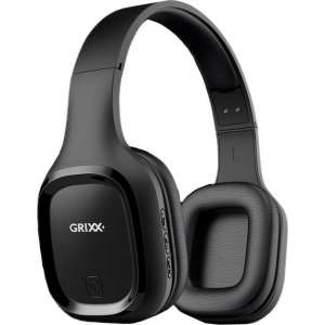 Grixx Optimum On-Ear koptelefoon draadloos - Bluetooth - Zwart