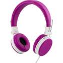 STREETZ HL-225 Opvouwbare On-ear hoofdtelefoon met microfoon - Roze-Wit