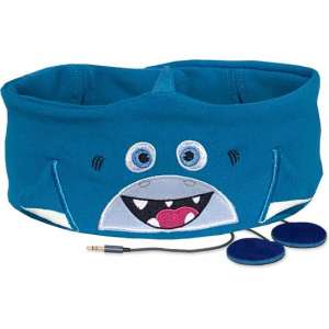 Snuggly Rascals Hoofdtelefoon Over-ear Haai Katoen Blauw