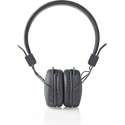 Nedis Draadloze Koptelefoon | Bluetooth | On-ear | Opvouwbaar | Lichtgewicht | 40 mm Drivers | Diepe Bas | Grijs