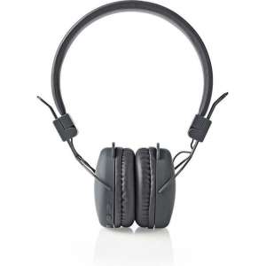 Nedis Draadloze Koptelefoon | Bluetooth | On-ear | Opvouwbaar | Lichtgewicht | 40 mm Drivers | Diepe Bas | Grijs