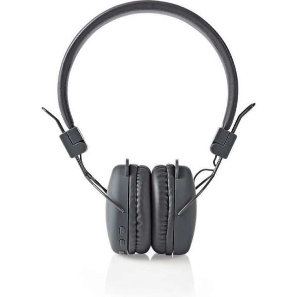 Nedis Draadloze Koptelefoon | Bluetooth | On-ear | Opvouwbaar | Lichtgewicht | 40 mm Drivers | Diepe Bas | Grijs