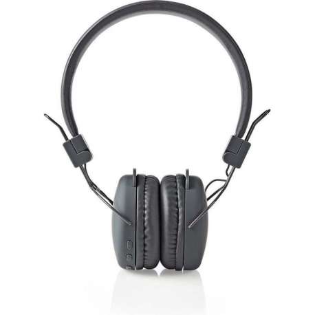 Nedis Draadloze Koptelefoon | Bluetooth | On-ear | Opvouwbaar | Lichtgewicht | 40 mm Drivers | Diepe Bas | Grijs