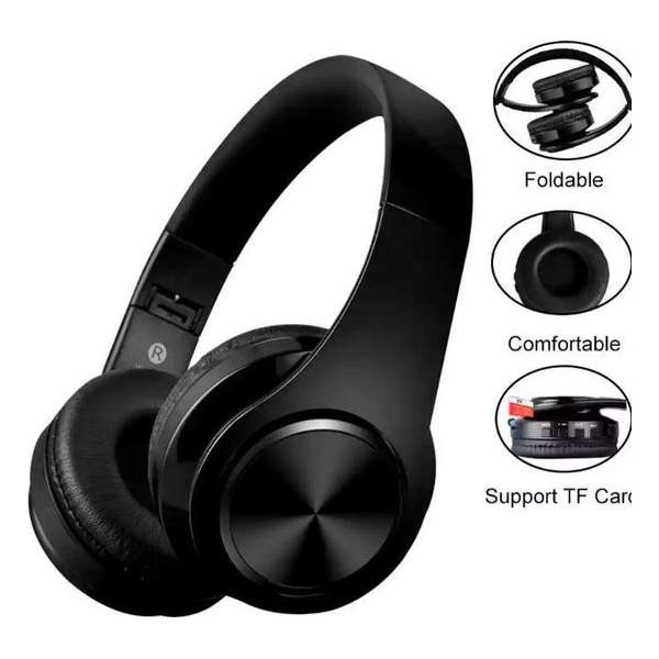 Bluetooth draadloze koptelefoon V5.0  - Black