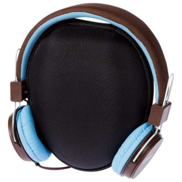 Grixx Retro koptelefoon Blauw/Bruin