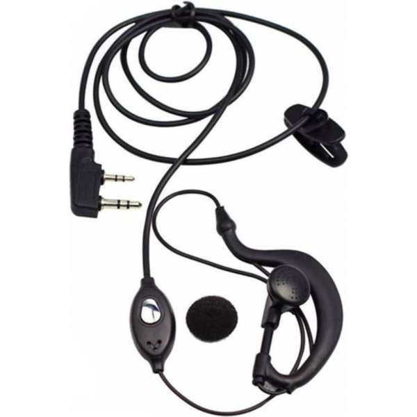 Baofeng Portofoon Headset - 1 Oor - Push To Talk