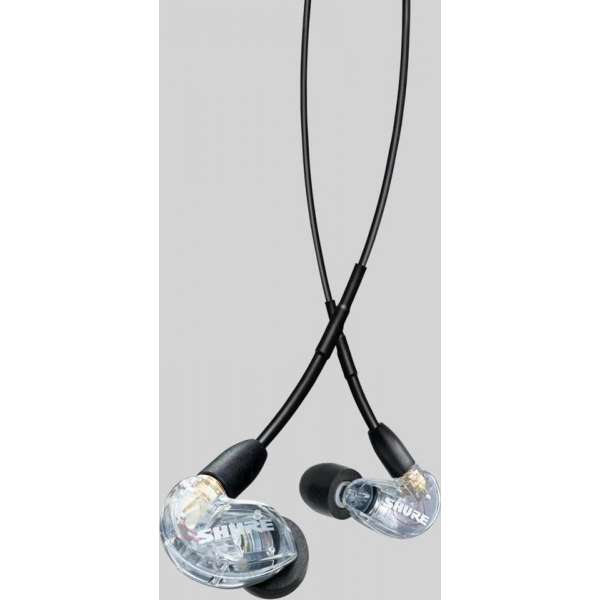 Shure SE215 Headset oorhaak, In-ear Transparant