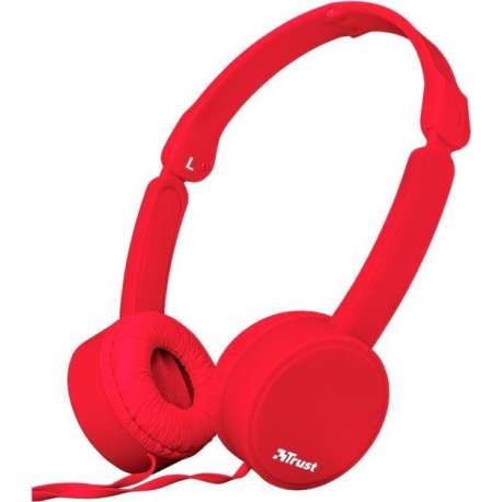 Trust Nano Headset Hoofdband Rood