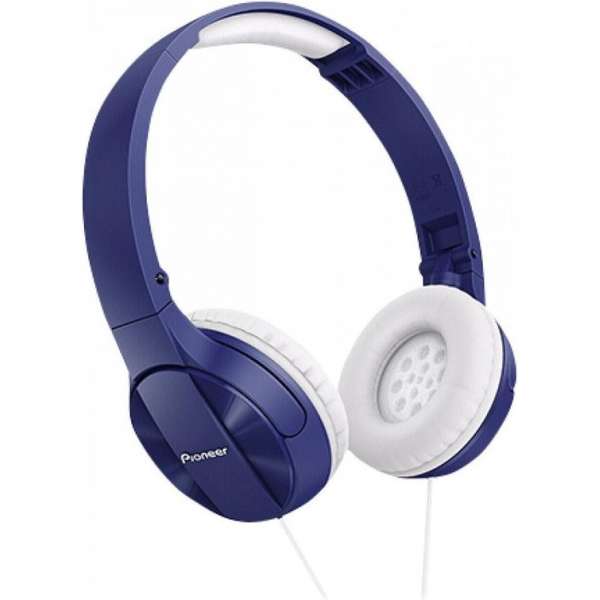 Pioneer SE-MJ503 Circumaural Hoofdband Blauw, Wit