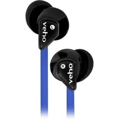 Veho Z1 Hoofdtelefoons In-ear Zwart, Blauw