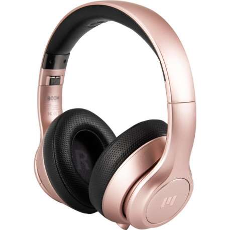 Miiego BOOM draadloze over-ear koptelefoon Roze Gold voor sport en ontspanning