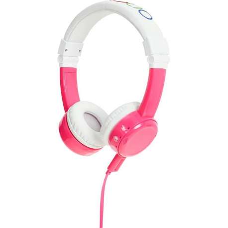 BuddyPhones InFlight koptelefoon (roze)