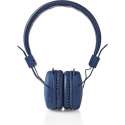 Nedis Draadloze Koptelefoon | Bluetooth | On-ear | Opvouwbaar | Lichtgewicht | 40 mm Drivers | Diepe Bas | Blauw