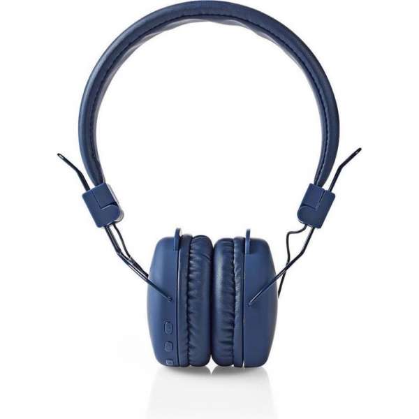 Nedis Draadloze Koptelefoon | Bluetooth | On-ear | Opvouwbaar | Lichtgewicht | 40 mm Drivers | Diepe Bas | Blauw