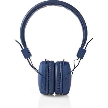 Nedis Draadloze Koptelefoon | Bluetooth | On-ear | Opvouwbaar | Lichtgewicht | 40 mm Drivers | Diepe Bas | Blauw