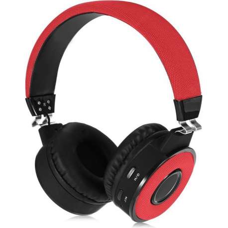 QY  Bluetooth On-ear draadloze Koptelefoon Z-18 – rood