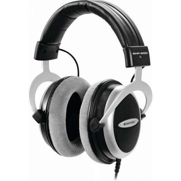 OMNITRONIC Koptelefoon over ear SHP-600 Hi-Fi hoofdtelefoon