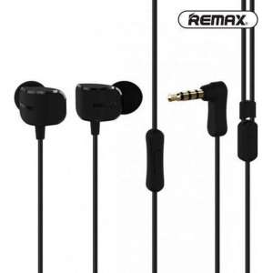 Remax RM-502 Stereo Muziek Hoofdtelefoon Met HD Mic in-ear 3.5mm - Zwart