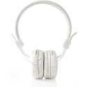 Nedis Draadloze Koptelefoon | Bluetooth | On-ear | Opvouwbaar | Lichtgewicht | 40 mm Drivers | Diepe Bas | Wit