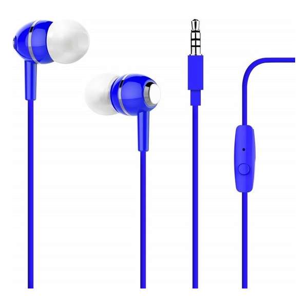 PURO Chrome Headset In-ear Blauw