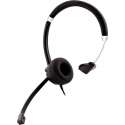 V7 HU411 hoofdtelefoon/headset Hoofdband Zwart