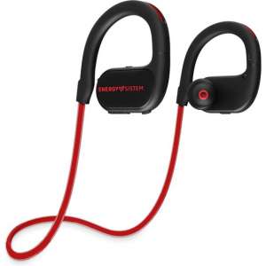 Energy Sistem BT Running 2 Neon Headset oorhaak, Neckband Zwart, Rood