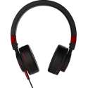 Cazbi Helium Hi-Res HD Stereo Headphones On-Ear Foldable Black/Red