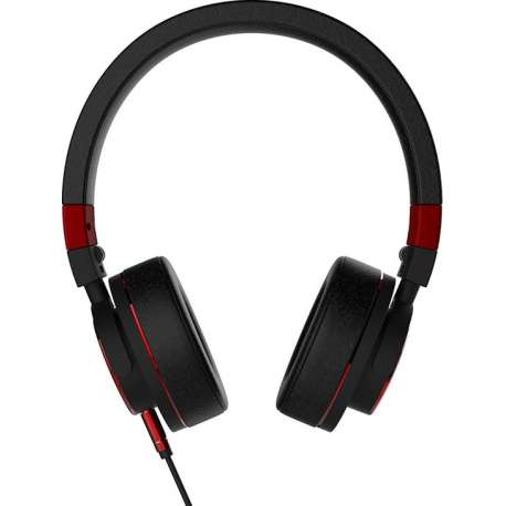 Cazbi Helium Hi-Res HD Stereo Headphones On-Ear Foldable Black/Red