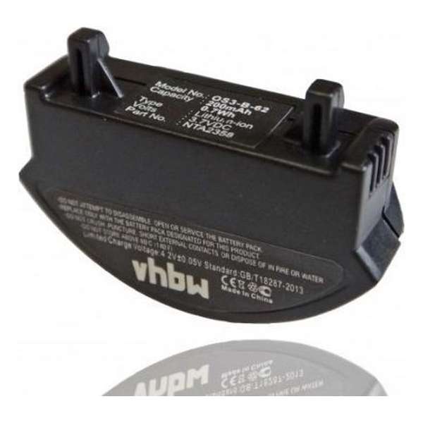 VHBW Accu 3,7V / 200mAh voor Bose QuietComfort 3 - 40229 / NTA2358